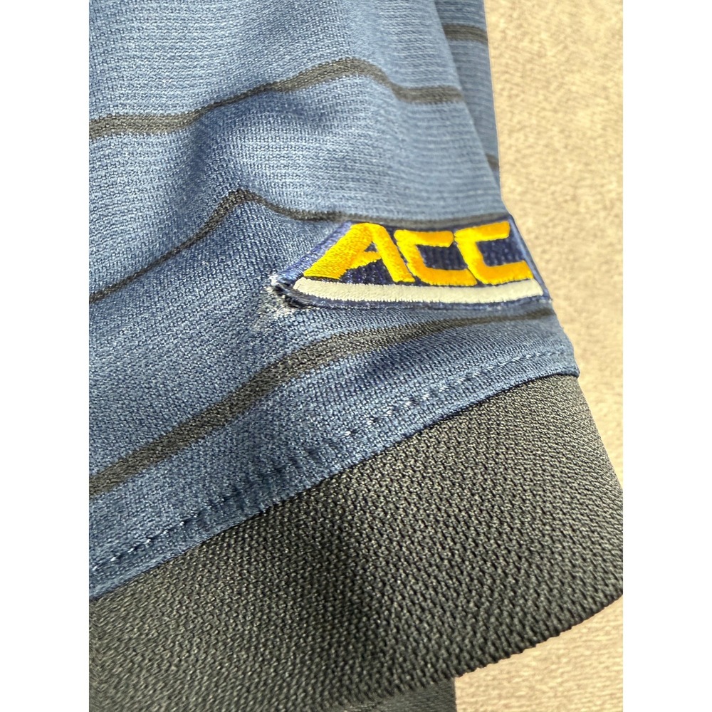 Nike Cal Bears Berkeley Dri-FIT Polo Shirt Men M Navy Stripe ACC Logo Game Day - Picture 6 of 16